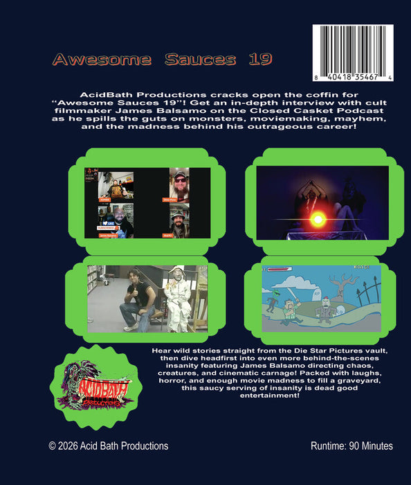 Awesome Sauces 19 (MOD) (BluRay Movie) - back cover art