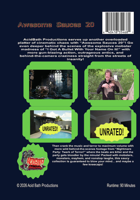 Awesome Sauces 20 (MOD) (DVD Movie) - back cover art