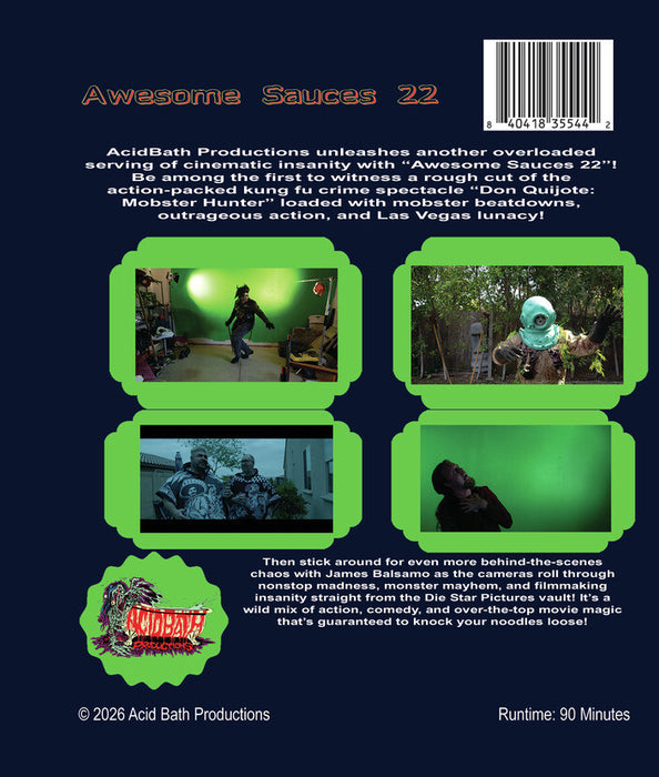 Awesome Sauces 22 (MOD) (BluRay Movie) - back cover art