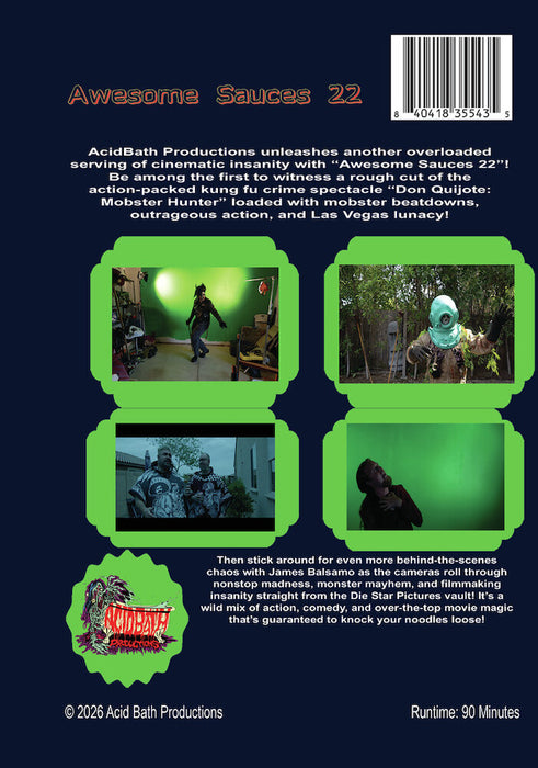 Awesome Sauces 22 (MOD) (DVD Movie) - back cover art