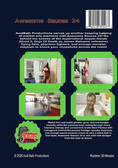 Awesome Sauces 24 (MOD) (DVD Movie) - back cover art