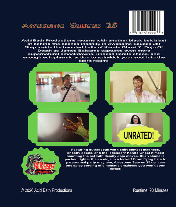 Awesome Sauces 25 (MOD) (BluRay Movie) - back cover art