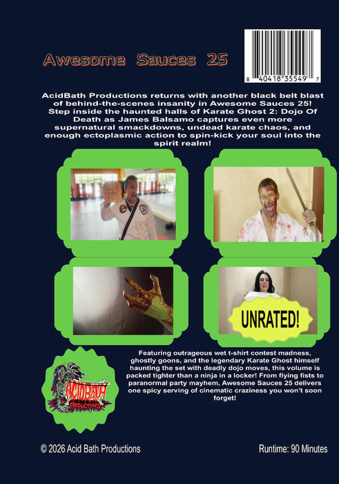 Awesome Sauces 25 (MOD) (DVD Movie) - back cover art
