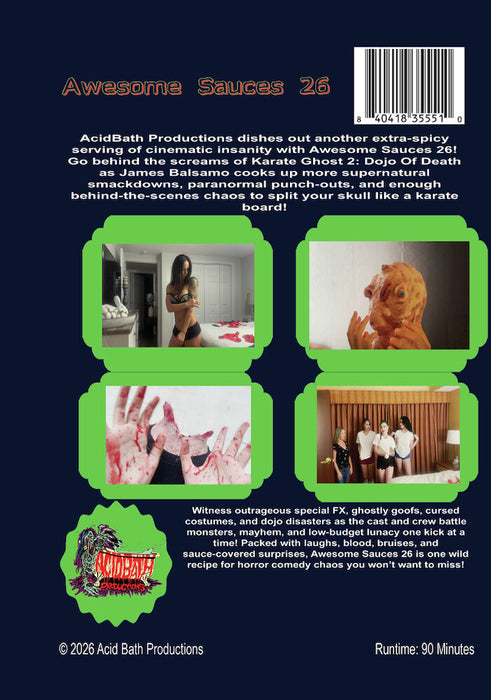 Awesome Sauces 26 (MOD) (DVD Movie) - back cover art