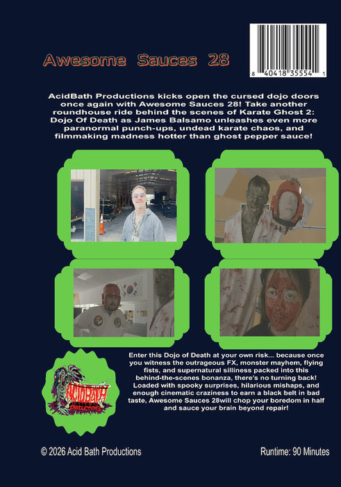 Awesome Sauces 28 (MOD) (DVD Movie) - back cover art