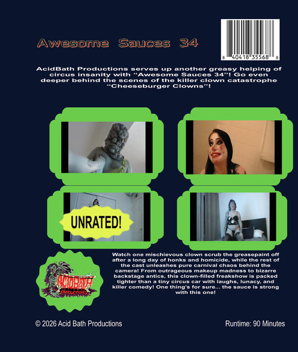 Awesome Sauces 34 (MOD) (BluRay Movie) - back cover art