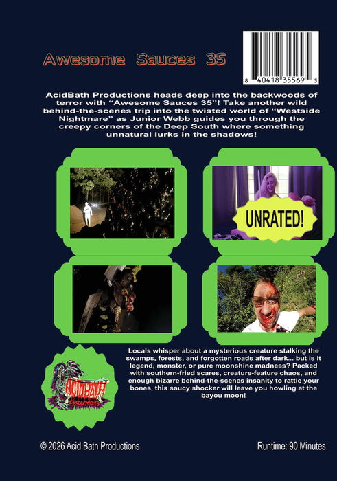 Awesome Sauces 35 (MOD) (DVD Movie) - back cover art