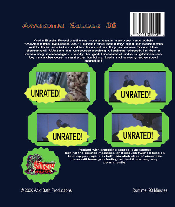 Awesome Sauces 36 (MOD) (BluRay Movie) - back cover art