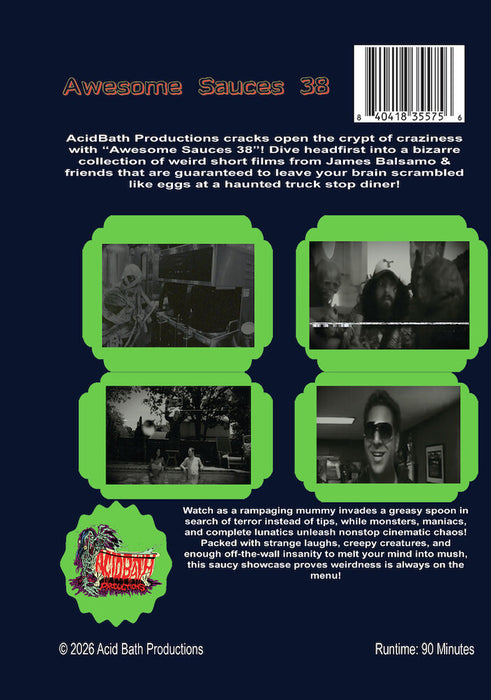 Awesome Sauces 38 (MOD) (DVD Movie) - back cover art