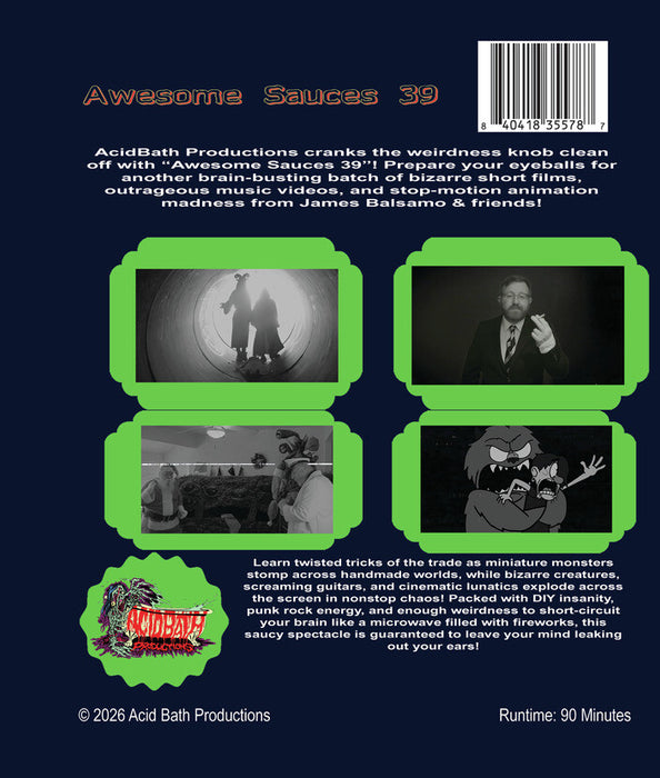 Awesome Sauces 39 (MOD) (BluRay Movie) - back cover art