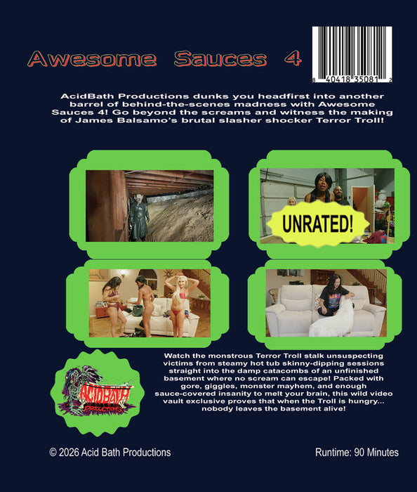 Awesome Sauces 4 (MOD) (BluRay Movie) - back cover art