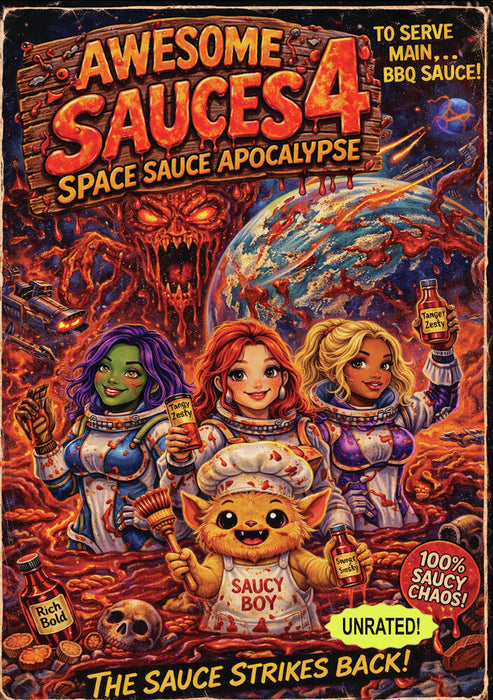 Awesome Sauces 4 (MOD) (DVD Movie) - movie cover art