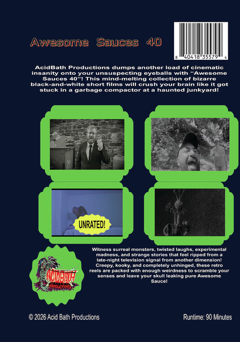Awesome Sauces 40 (MOD) (DVD Movie) - back cover art