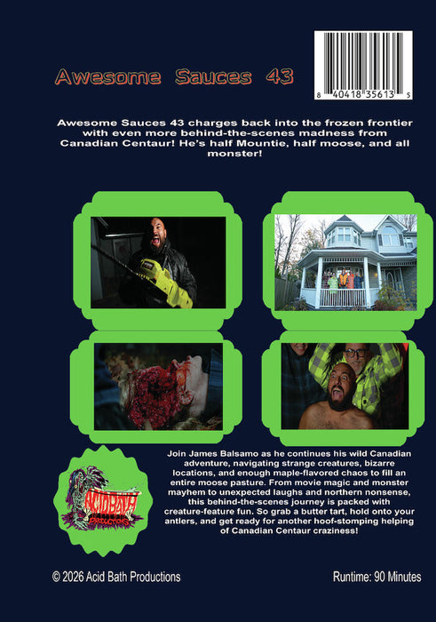 Awesome Sauces 43 (MOD) (DVD Movie) - back cover art