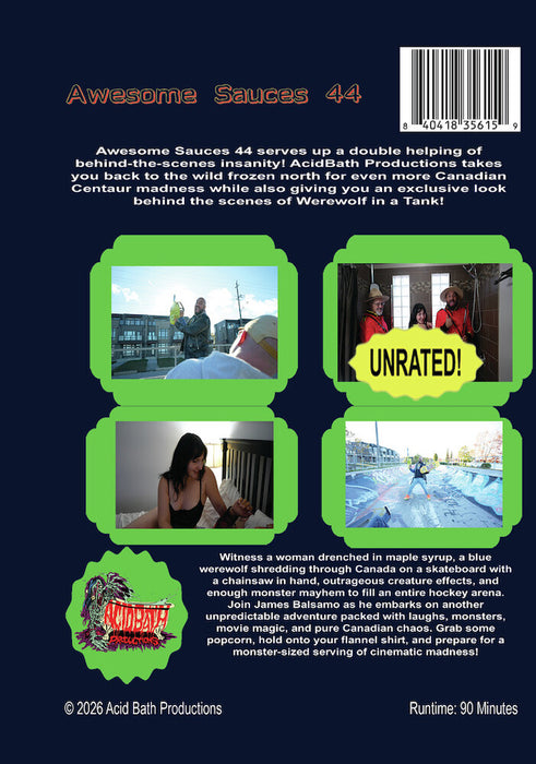 Awesome Sauces 44 (MOD) (DVD Movie) - back cover art