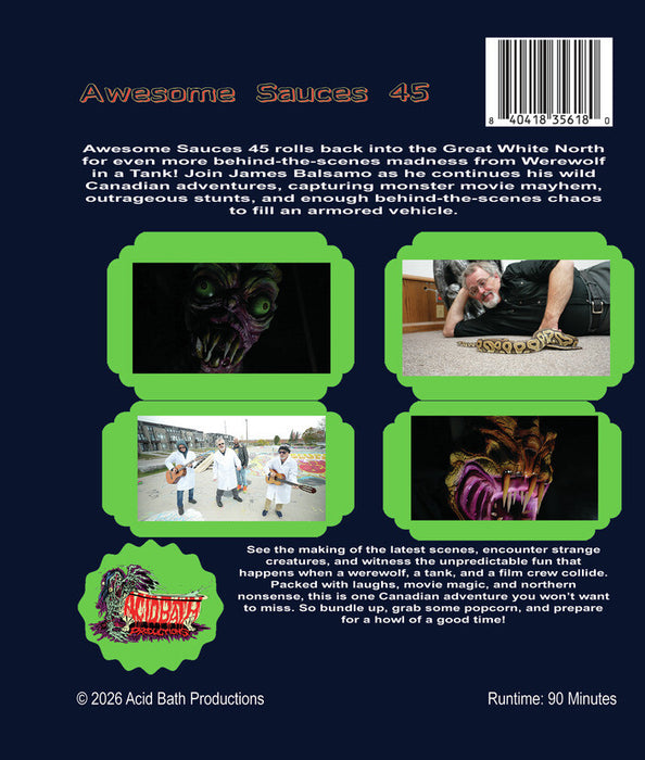 Awesome Sauces 45 (MOD) (BluRay Movie) - back cover art