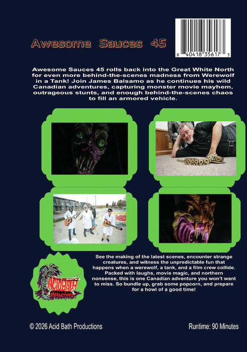 Awesome Sauces 45 (MOD) (DVD Movie) - back cover art