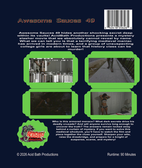 Awesome Sauces 49 (MOD) (BluRay Movie) - back cover art