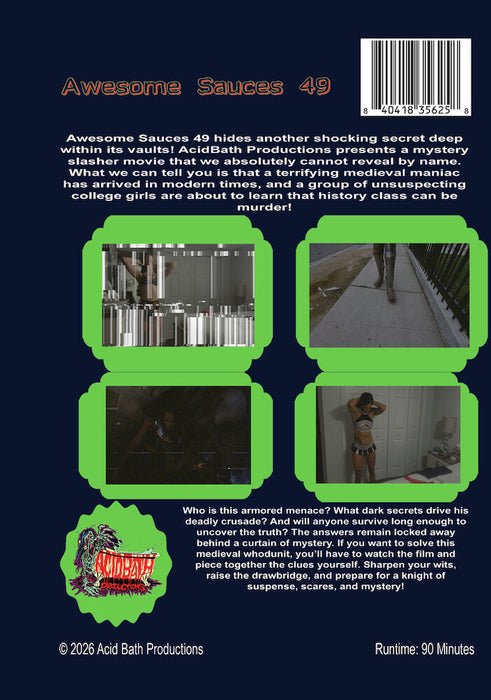 Awesome Sauces 49 (MOD) (DVD Movie) - back cover art