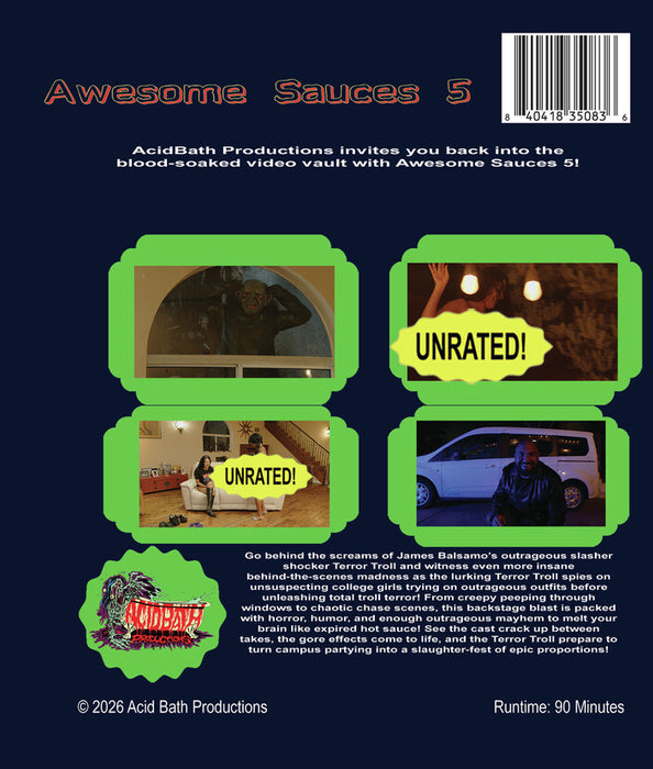 Awesome Sauces 5 (MOD) (BluRay Movie) - back cover art