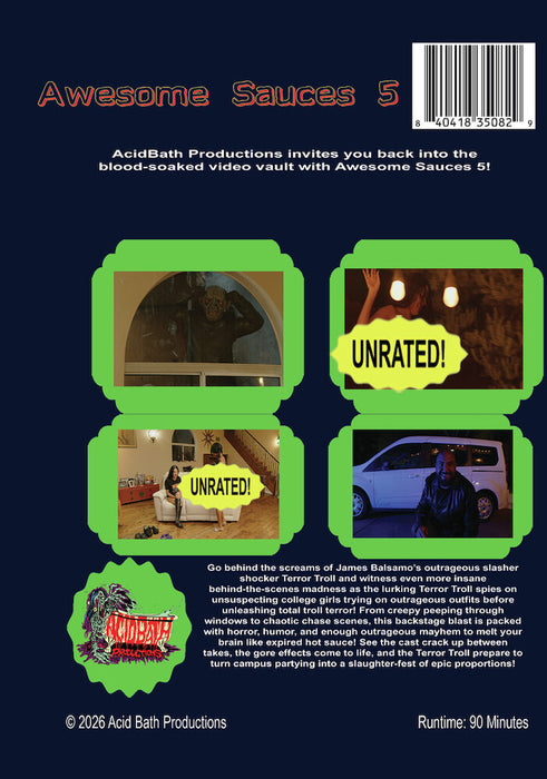 Awesome Sauces 5 (MOD) (DVD Movie) - back cover art