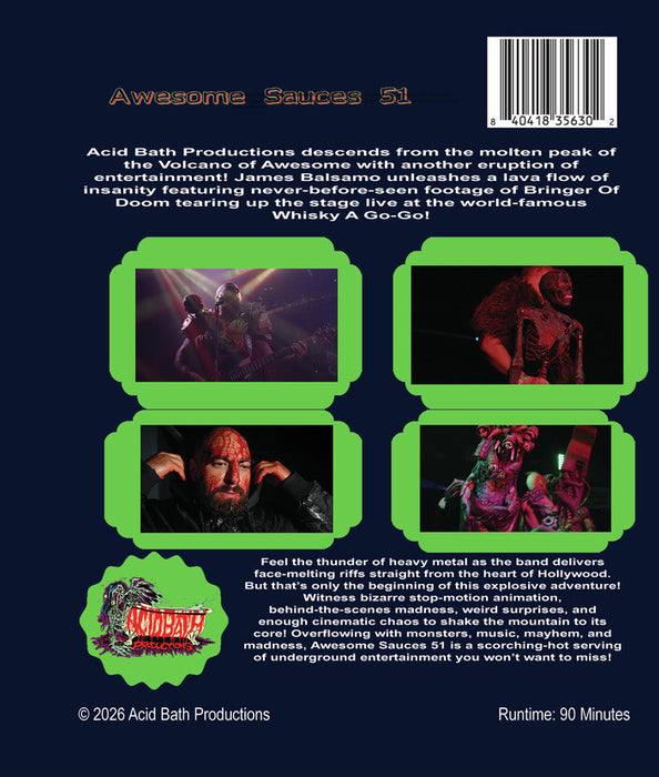 Awesome Sauces 51 (MOD) (BluRay Movie) - back cover art