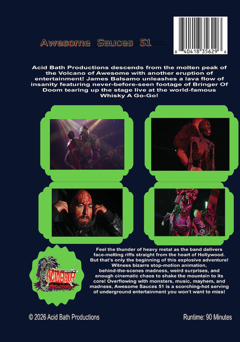 Awesome Sauces 51 (MOD) (DVD Movie) - back cover art