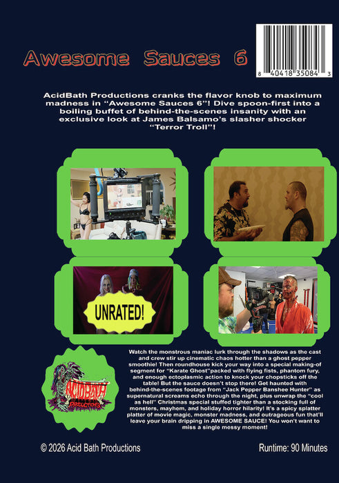 Awesome Sauces 6 (MOD) (DVD Movie) - back cover art