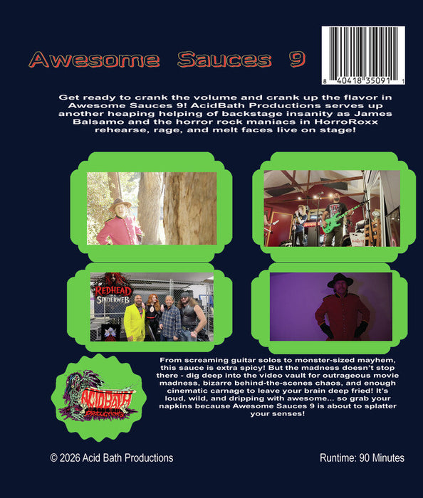 Awesome Sauces 9 (MOD) (BluRay Movie) - back cover art