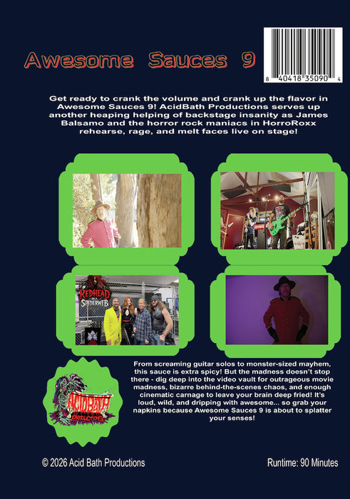 Awesome Sauces 9 (MOD) (DVD Movie) - back cover art