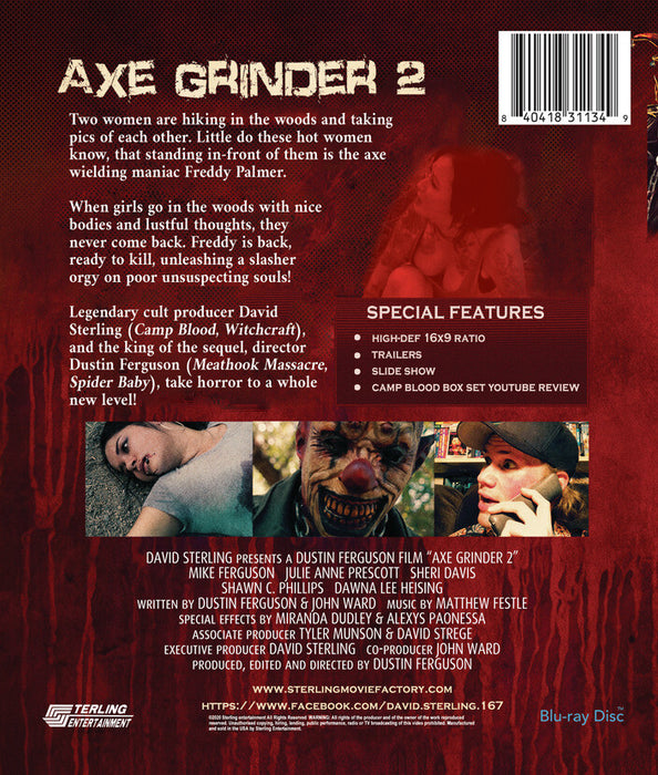 Axegrinder 2 (MOD) (BluRay Movie) - back cover art
