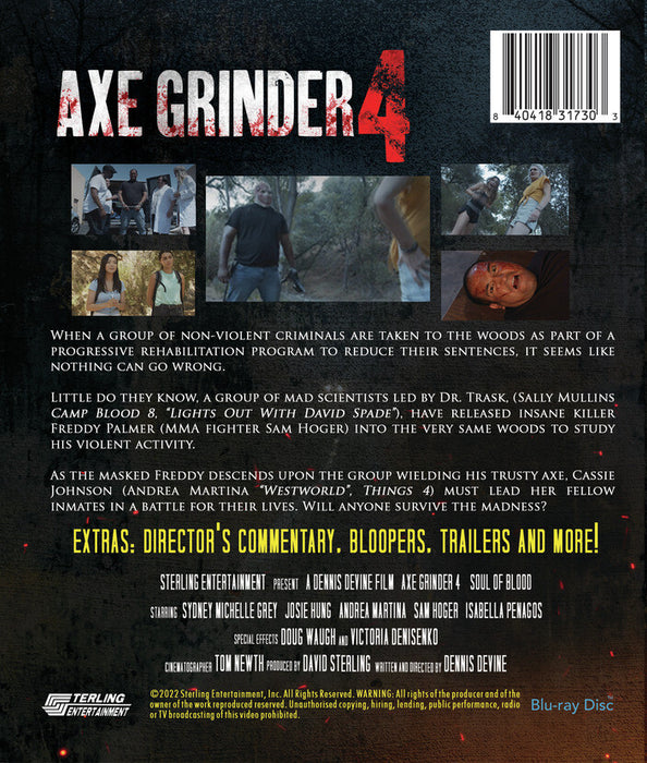 Axegrinder 4 (MOD) (BluRay Movie) - back cover art