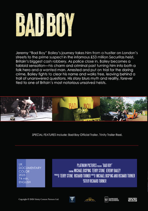 Bad Boy (MOD) (DVD Movie) - back cover art