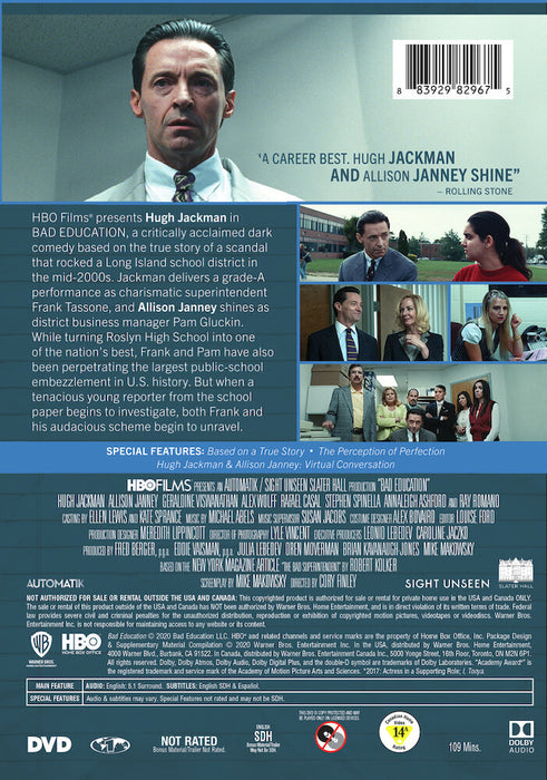 Bad Education (MOD) (DVD Movie) - back cover art