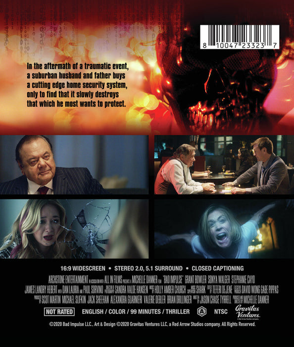 Bad Impulse (MOD) (BluRay Movie) - back cover art