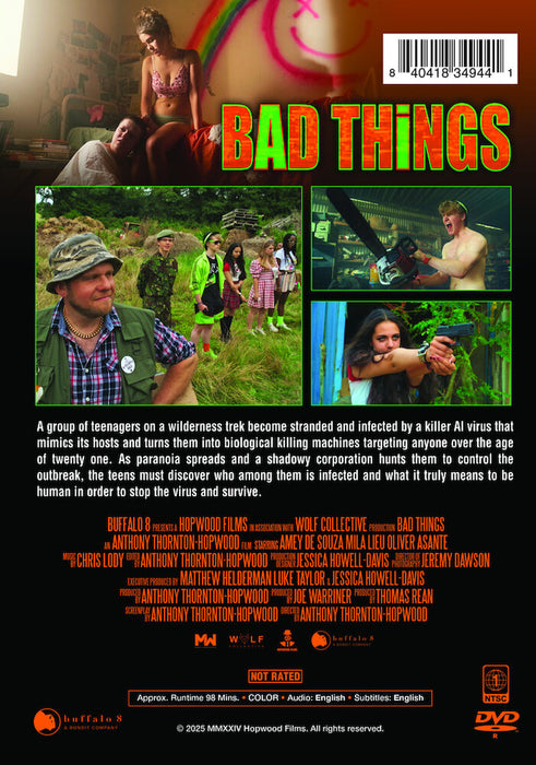 Bad Things (MOD) (DVD Movie) - back cover art