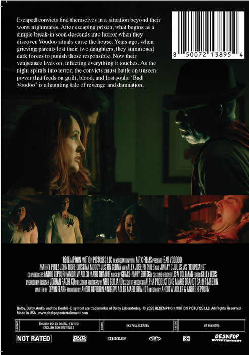 Bad Voodoo (MOD) (DVD Movie) - back cover art