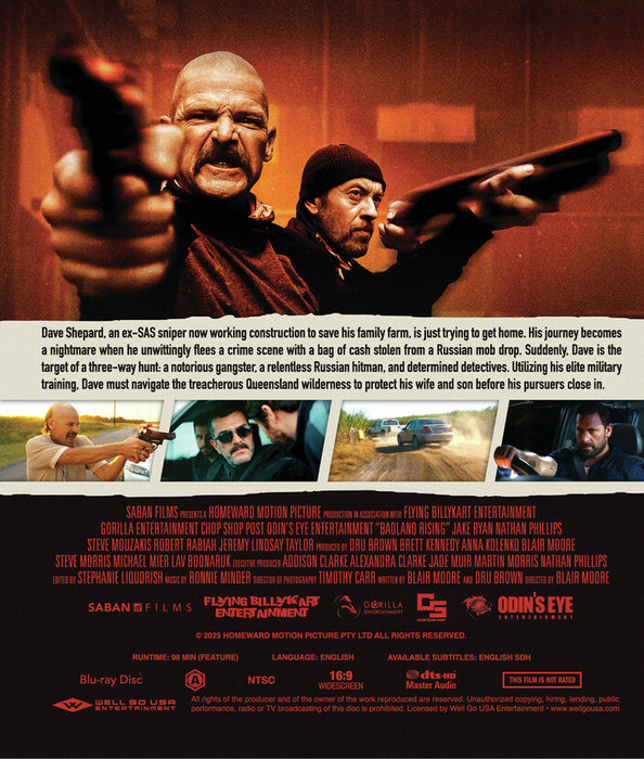 Badland Rising (MOD) (BluRay Movie) - back cover art