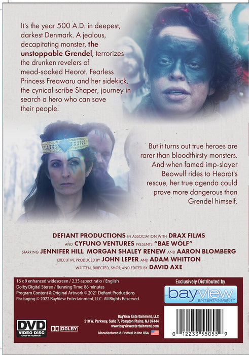 Bae Wolf (MOD) (DVD Movie) - back cover art
