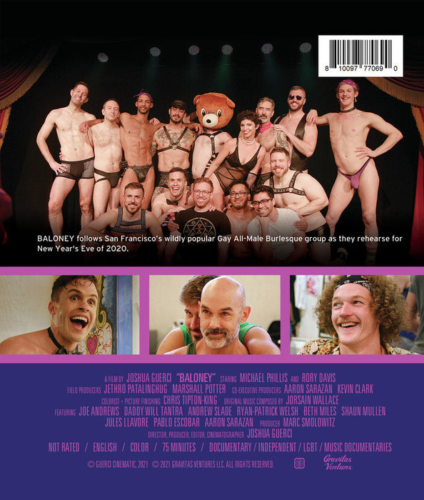 Baloney (MOD) (BluRay Movie) - back cover art