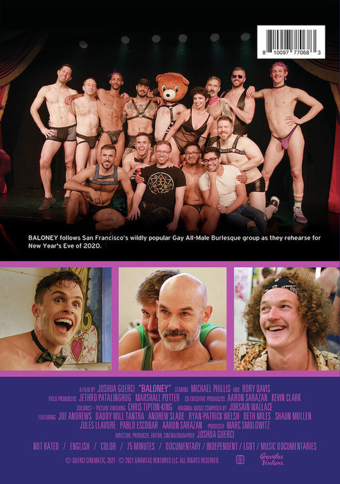 Baloney (MOD) (DVD Movie) - back cover art
