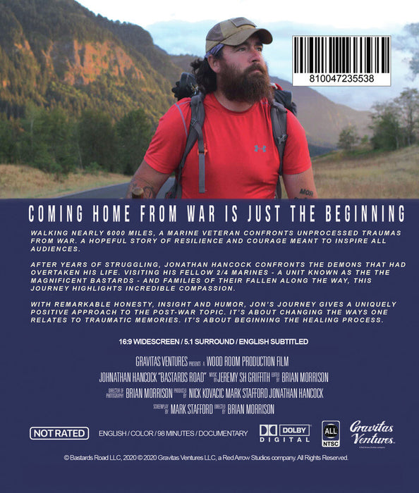 Bastard's Road (MOD) (BluRay Movie) - back cover art