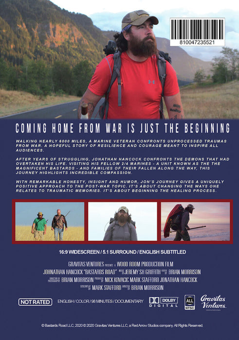 Bastard's Road (MOD) (DVD Movie) - back cover art