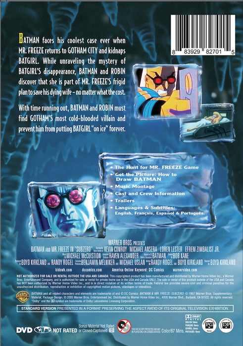Batman & Mr. Freeze: Sub Zero (MOD) (DVD MOVIE) image 2