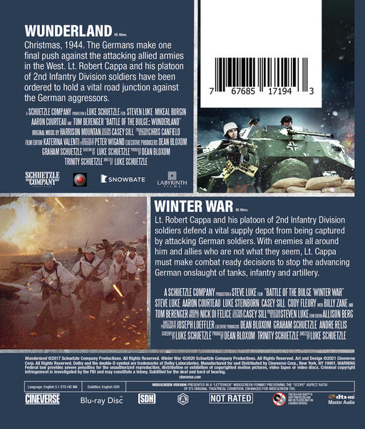 Battle of the Bulge 2-Movie Collection (MOD) (BluRay Movie) - back cover art