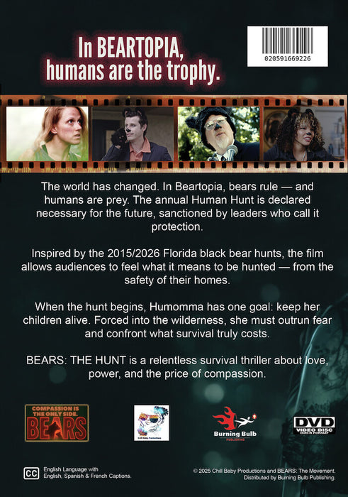Bears: The Hunt (MOD) (DVD Movie) - back cover art