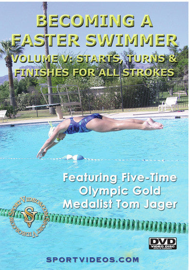 Becoming a Faster Swimmer: Starts, Turns, Finishes (MOD) (DVD Movie) - movie cover art