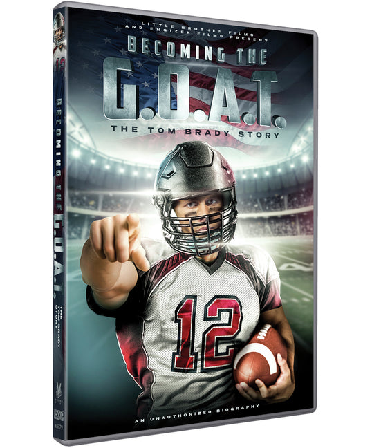 Becoming the G.O.A.T.: The Tom Brady Story (MOD) (DVD Movie) - movie cover art