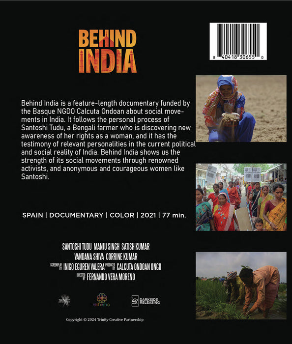 Behind India (MOD) (BluRay Movie) - back cover art