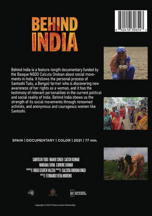 Behind India (MOD) (DVD Movie) - back cover art